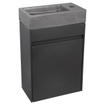 Differnz Hurra Meuble lave-mains - 39,5x52x21,5cm - anthracite SW1236926