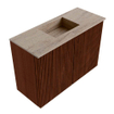 Mondiaz JOYA-DLUX 60cm toiletmeubel - kleur Ruby - Wastafel FAYE positie Midden 1 kraangat kleur Saba. SW1425584