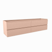 Mondiaz HAY wastafelonderkast - 190x45x50cm - 4 lades - uitsparing rechts - softclose - Rosee SW1016187