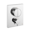 Crosswater Crossbox mitigeur de douche encastré thermostatique 2 fonctions avec corps encastré chrome SW815958