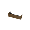 INK Wastafelonderkast - 140x45x37.6cm - 1 lade - push to open - horizontaal gefreesd - Eiken - Ash grey SW693443