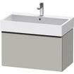 Duravit D-neo Meuble sous vasque 78.4x44.2x44cm 1 tiroir Gris béton mat SW640817