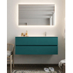 Mondiaz VICA ensemble de meuble de salle de bain - 120cm - meuble sous-vasque smag - 2 tiroirs - lavabo moon droite - 1 trou de robinet - version XL 60cm de haut SW1090092