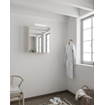 Mondiaz CUBB Armoire de toilette - 50x70cm - 1 porte - Linen (Blanc) SW1216099