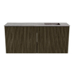 Mondiaz JOYA-DLUX 90cm meuble de salle de bains - couleur Shadow - Vasque FAYE position Droite 1 trou de robinet couleur Oza. SW1425044