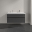 Villeroy & Boch Venticello meuble sous-lavabo - 115,3x59cm - 4x tiroir glossy grey GA42735