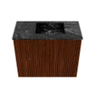 Mondiaz JOYA-DLUX 50cm toiletmeubel - kleur Ruby - Wastafel FAYE positie Rechts Zonder kraangat kleur Lava. SW1423594