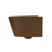 MONDIAZ LAVIE WC suspendu - 36x53cm - sans bride - Linen (offwhite) - softclose - quick-release - abattant WC - Rust (marron) SW1208655