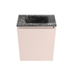 MONDIAZ TURE-DLUX Meuble toilette - 40cm - Rosee - EDEN - vasque Lava - position centrale - sans trou de robinet SW1103960