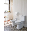 Duravit Serie 1930 WC-zitting 36.7x43.7x3.6cm met softclose met quickrelease Kunststof wit Glanzend SW353748