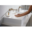Hansgrohe Metropol afbouwdeel wandkraan met voorsprong uitloop 22.5cm brushed bronze SW358689