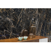 Cifre Ceramica carrelage mural et de sol - 120x120cm - Carré - 9mm - rectifié - Aspect marbre - Noir doré SW405508