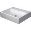 Duravit Vero Air Lavabo - 60x47cm - 1 trou de robinet - avec trop-plein - meulé - WonderGliss - blanc SW156991