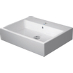 Duravit Vero Air Wastafel - 60x47cm - 1 kraangat - met overloop - geslepen - wondergliss - wit SW156991