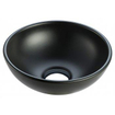 Wiesbaden Kimo vasque à poser ronde 28 x 10 cm céramique noir mat SW296034