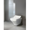 Duravit DuraStyle pack WC suspendu fond profond sans bride avec fixation dissimulée 37x62cm incl. abattant WC douche Slim Sensowash blanc SW85526