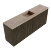 Mondiaz JOYA-DLUX 100cm meuble de toilette - couleur Shadow - Lavabo FAYE position Milieu 1 trou de robinet couleur Saba SW1425126