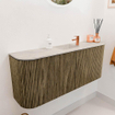 Mondiaz JOYA-DLUX 103.2cm toiletmeubel - ronding links en rechts kleur Dusk - Wastafel FAYE positie Midden 1 kraangat kleur Ostra. SW1423444