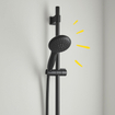 GROHE Vitalio Universal Glijstang - 60cm - mat zwart SW1126762