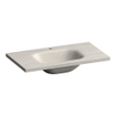 BRAUER Dune Medium Wastafel - 80cm - 1 wasbak - 1 kraangat - sintered stone - Ivory Travertin SW1477945