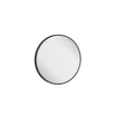 Crosswater Infinity Miroir - 50x50cm - Rond - Noir mat SW1026407