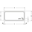 Duravit D-code receveur de douche 160x70x8.5cm acrylique rectangulaire blanc SW527901