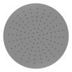 Wiesbaden UniMatch hoofddouche rond 30 x 0,8 cm gunmetal PVD SHOWROOMMODEL SHOW26362