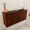 Mondiaz JOYA 90cm toiletmeubel - kleur Ruby - Wastafel FAYE positie Rechts 1 kraangat kleur Urban. SW1421810