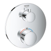 GROHE Grohtherm set de finition pour mitigeur thermostatique avec robinet d'arrêt/inverseur chrome SW236916