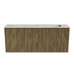 Mondiaz JOYA-DLUX 100cm meuble de toilette - couleur Dusk - Vasque FAYE position Droite Sans trou de robinet couleur Glace. SW1423163
