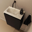 MONDIAZ TURE-DLUX Meuble WC 40 cm Urban. EDEN vasque Ostra position gauche. Sans trou de robinet. SW1104697