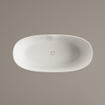 Zeza Element Baignoire îlot- 160x75x60cm - solid surface - blanc mat SW1208800