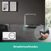 Hansgrohe Aquno Select M81 Robinet de cuisine 250 2 jets avec douchette extractible Chrome SW541823