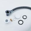 Adema Calypte badafvoercombinatie - klikwaste - mat wit SW696230