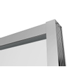 Marenza Neptune Cabine de douche - 150x80cm - avec porte coulissante - verre de sécurité 8mm - anti-calcaire - argent poli SW699941