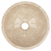 Differnz Boomer Vasque à poser - 21x12cm - ronde - Marbre - Beige SW1405342