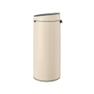 Brabantia Touch Bin Afvalemmer - 30 liter - kunststof binnenemmer - soft beige SW1117310