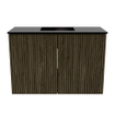 Mondiaz JOYA 60cm toiletmeubel - kleur Shadow - Wastafel FAYE positie Midden Zonder kraangat kleur Urban. SW1421466
