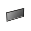Forzalaqua Reno 2.0 miroir 100x50cm Rectangulaire sans éclairage avec cadre Chêne massif Black oiled SW492560