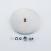 Fortifura Calvi Pommeau de douche 25cm rond 6mm Inox brossé SW720554