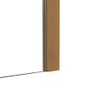 Fortifura Galeria Douchedeur - 60x200cm - scharnieren - deurgreep - vlak - helder veiligheidsglas - Geborsteld koper PVD (Koper) SW1122607