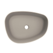 Arcqua Rocker Vasque à poser - organique gauche - 50x37cm - argile mate SW1209133