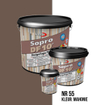 Sopro Mortier à joint pour carrelage de sol et mural Sopro DF 10 Flexible acajou n° 55 5kg Marron SW359720
