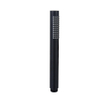 Fortifura Calvi ensemble barre de douche avec douchette bâton, flexible de douche métallique noir mat SW1159304