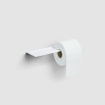 Clou Fold toiletrolhouder zonder klep met planchet mat wit SW417072
