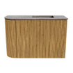 Mondiaz JOYA-DLUX 61.6cm toiletmeubel - ronding links kleur Oak - Wastafel FAYE positie Rechts 1 kraangat kleur Oza. SW1424139