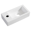 Wiesbaden Rhea mini lave-mains gauche 36,5 x 18 x 9 cm céramique mat blanc SW296025