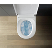 Duravit SensoWash Starck F Lite WC-douche - 37.8x57.5cm - sans bride de rinçage - avec abattant de WC - blanc brillant SW420600