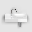 Clou Vale Lave-main 45cm avec trou pour robinet à gauche Céramique Blanc brillant SW451460