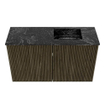 Mondiaz JOYA-DLUX 70cm meuble de salle de bains - couleur Shadow - Vasque FAYE position Droite 1 trou de robinet couleur Lava. SW1422824